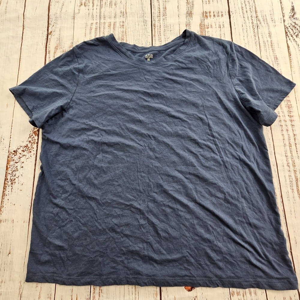 A New Approach a.n.a. Blue Short Sleeve T-Shirt Women's 2XL